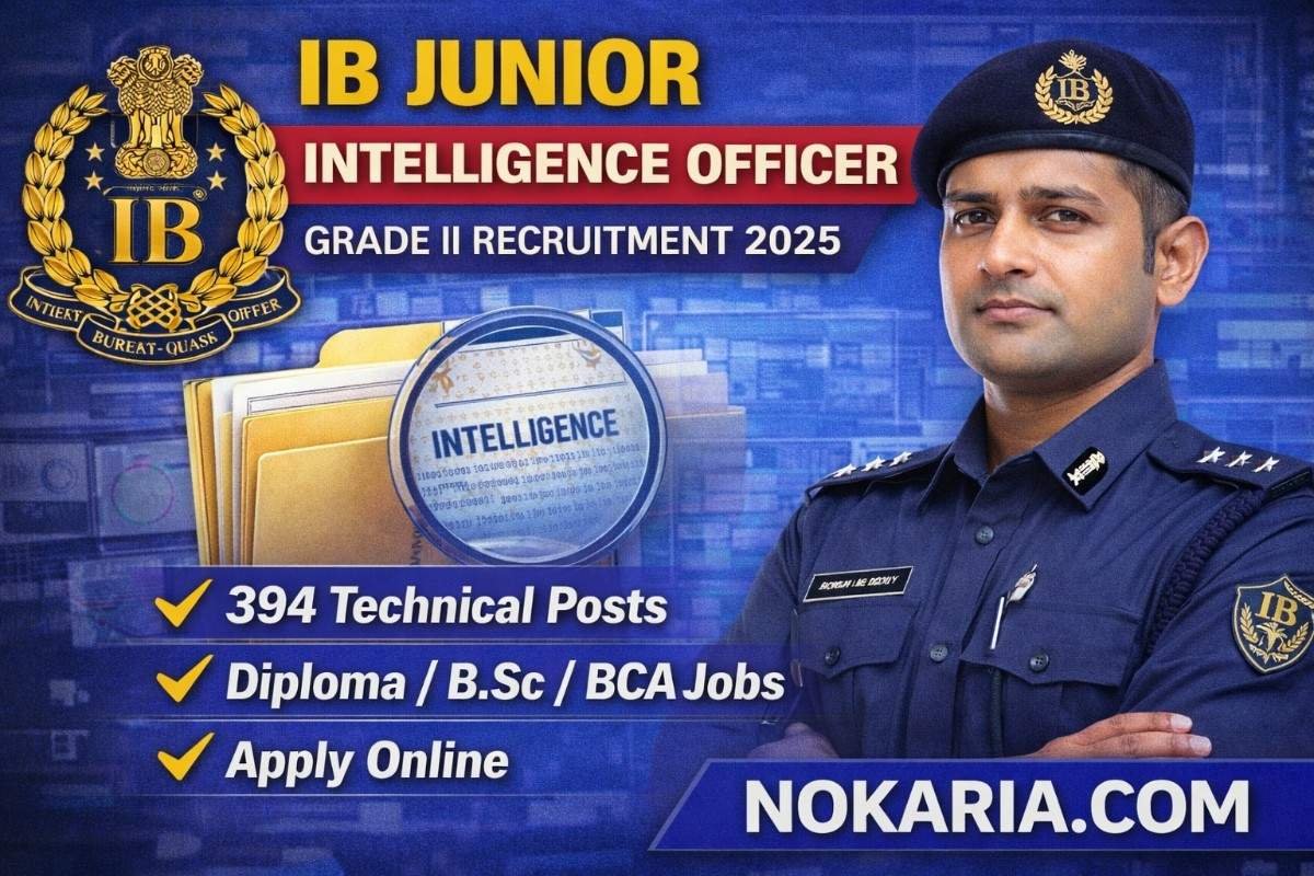 IB Junior Intelligence Officer recruitment 2025